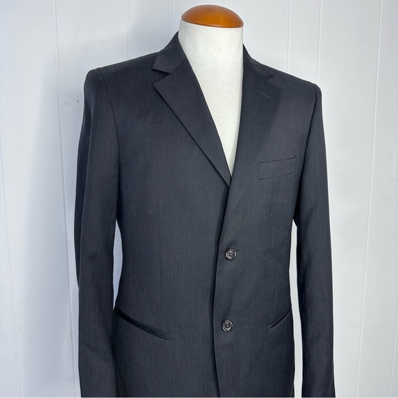 United Colors of Benetton Charcoal Striped SUIT - Picture 2 of 12